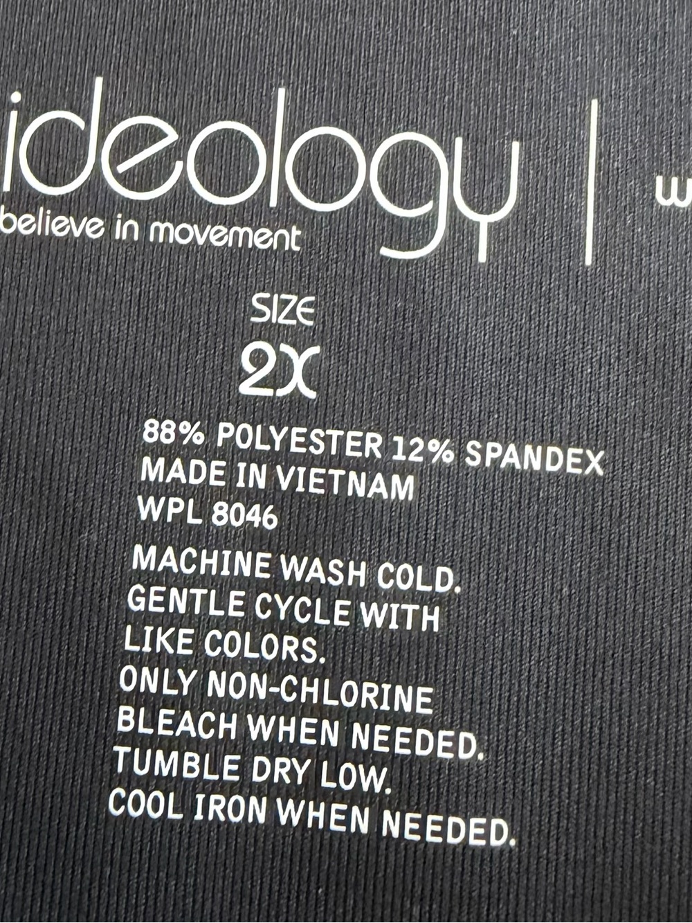 Ideology Black Racerback Performance Tank - Picture 2 of 7